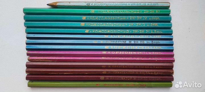 Карандаши СССР советские, иностранные, редкие