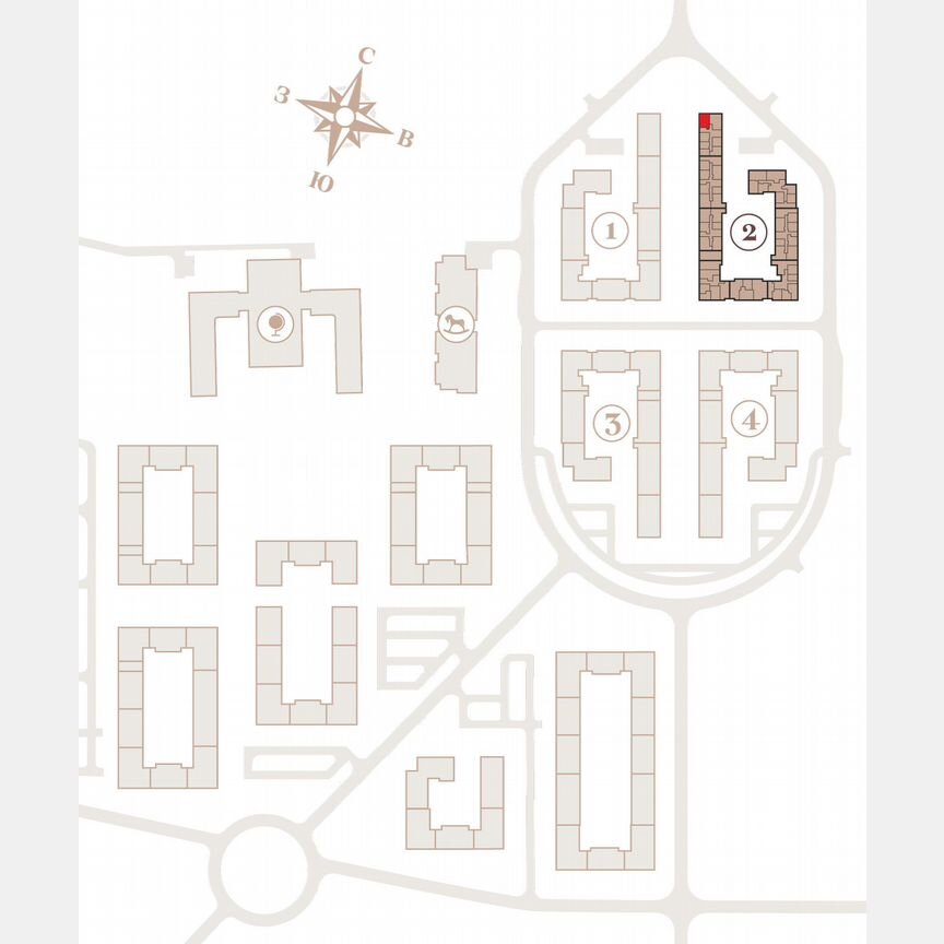 2-к. квартира, 62,5 м², 1/4 эт.