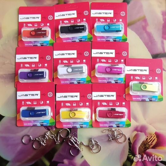 Флешка USB двухсторонняя для телефона