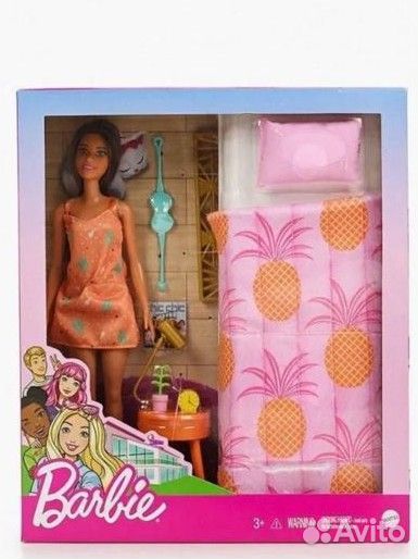 Набор новый Кровать для Barbie Mattel