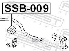 Втулка стабилизатора subaru forester S11