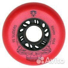 Колеса для роликов FE Sliders 76мм/90A Красный