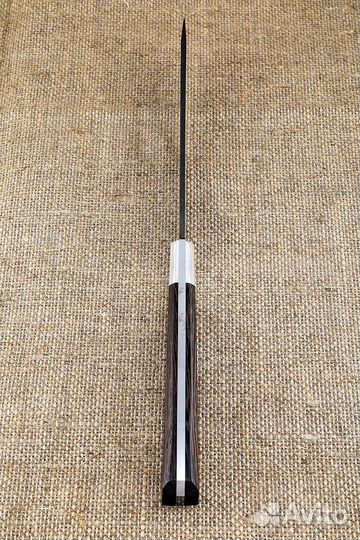 Нож Танто дамаск цельнометаллический деревянные но