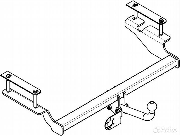 Фаркоп chevrolet aveo (2008-2012) (AvtoS CV 07)