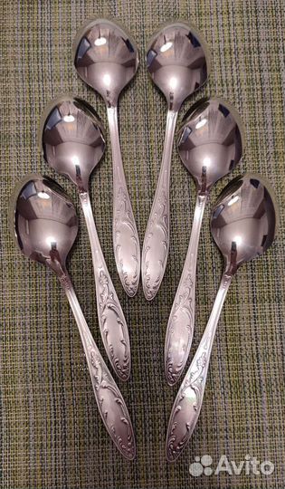 Набор столовых приборов мельхиор СССР новый