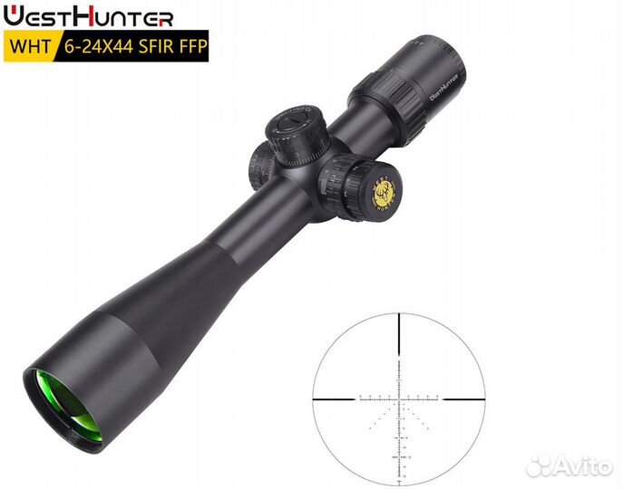 Прицел westhunter WHT 6-24X44 sfir FFP