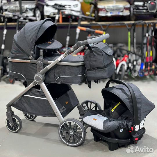Коляска 3 в 1 Люксмам V 8