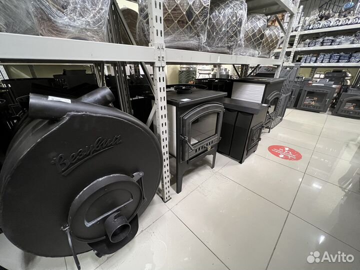 Печь дровяная отопительная