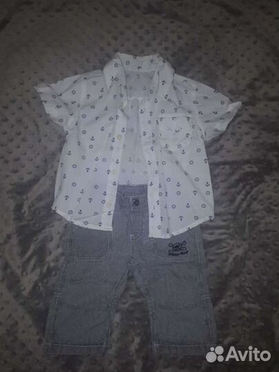 Детские вещи пакетом на мальчика р.68-74