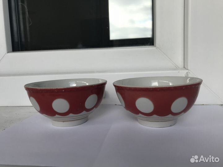 Пиалы времен СССР и чайная посуда