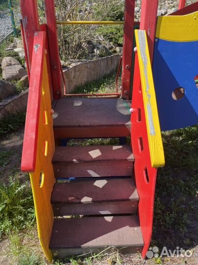 Детский игровой комплекс уличный бу + карусель