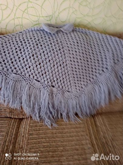 Пончо, шаль