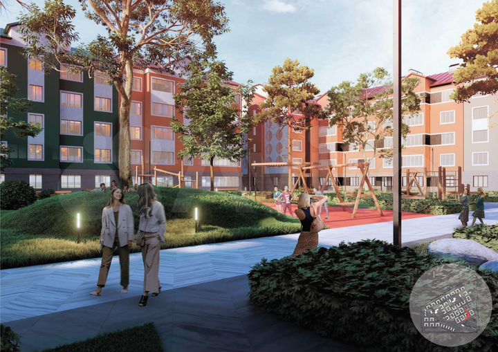 2-к. квартира, 74,4 м², 4/5 эт.