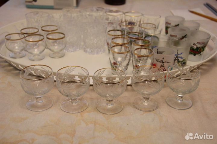 Рюмки стеклянные