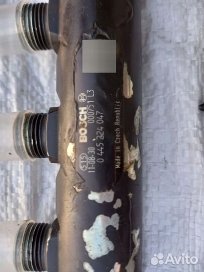 Топливная система рампа форсунки газ 3309