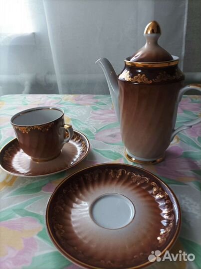 Кофейный набор лфз СССР, новая этажерка для конфет