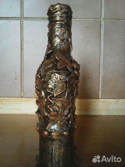 Ваза и бутылка hand made