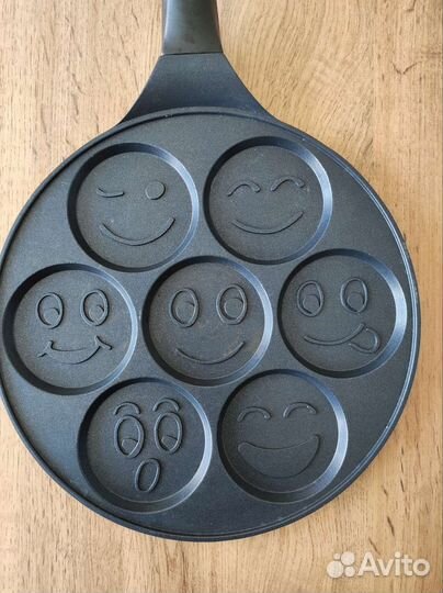 Сковорода для оладий,панкейков (смайлик,мордашки)