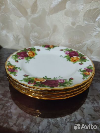 Тарелка 16см Розы Старой Англии