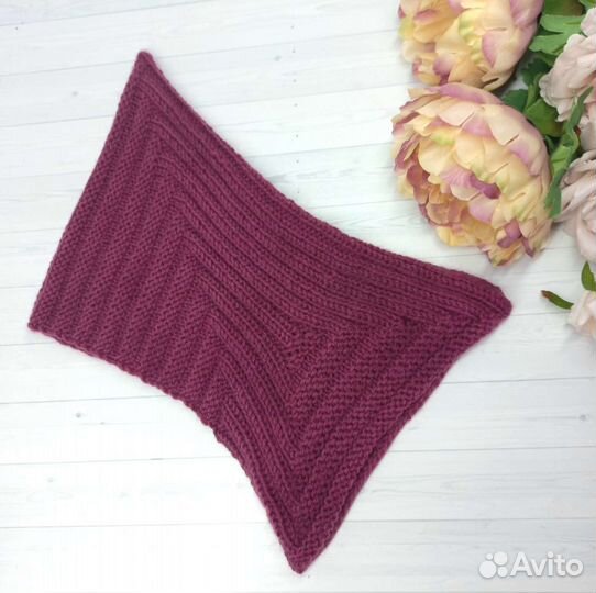 Вязаная шапка-шлем эльф (гномик)