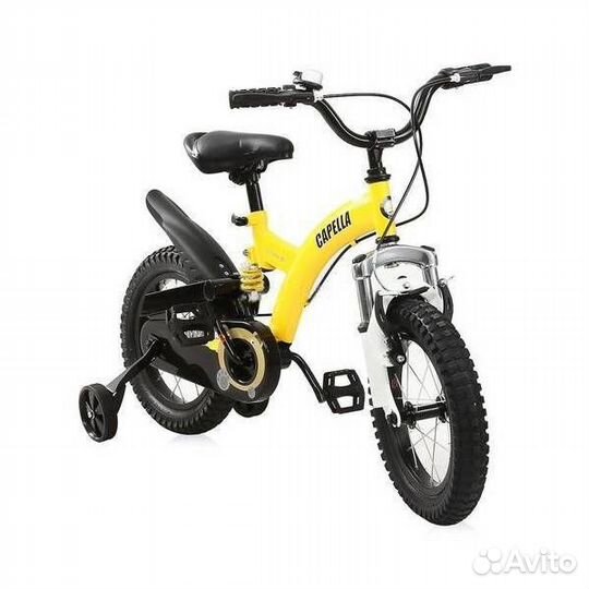 Велосипед 14' двухколёсный + 2 колеса съемных