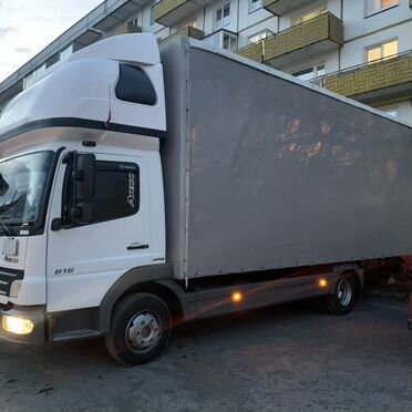 Тентованный грузовик 47 м³ Mercedes-Benz Atego 816, 2010