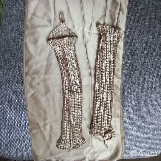 Золотое бальное платье в пол 44/46