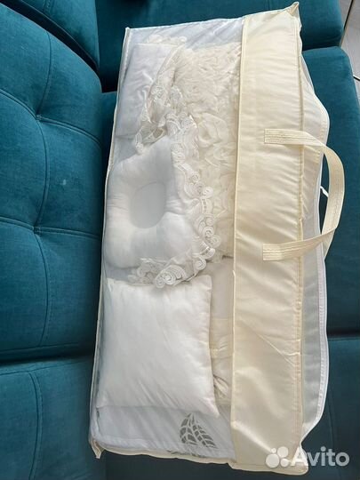 Постельное белье и матрас для люльки