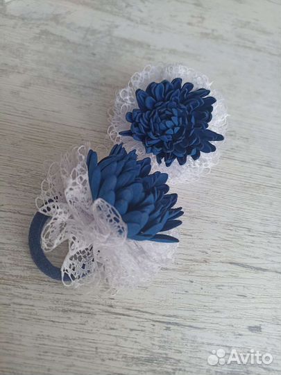 Бантики для волос ручной работы