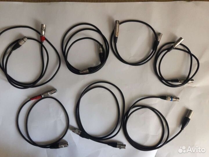 Кабеля микрофонные, межблочные джеки и др