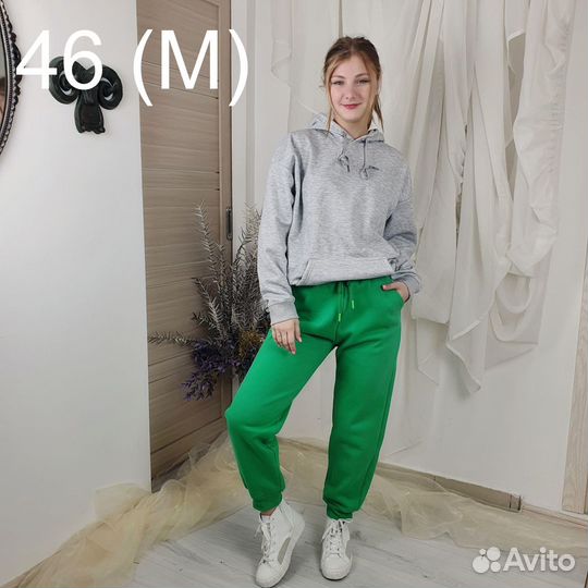 Джоггеры с флисом 7986