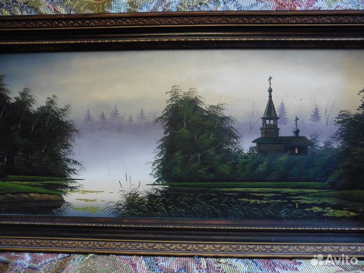 Русский церковный пейзаж от известных художников