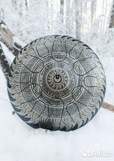 Глюкофон 32 см. Солнечная мандала