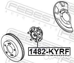 Ступица передняя 1482-kyrf 1482-kyrf Febest