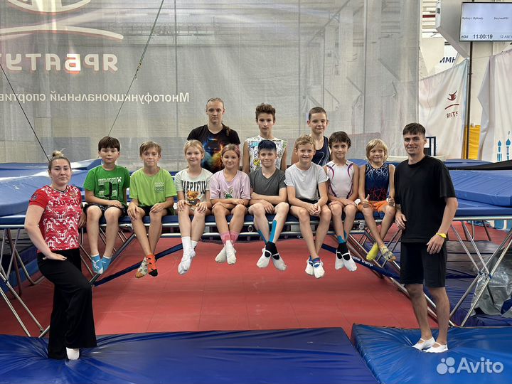 Персональные тренировки по прыжкам на батуте