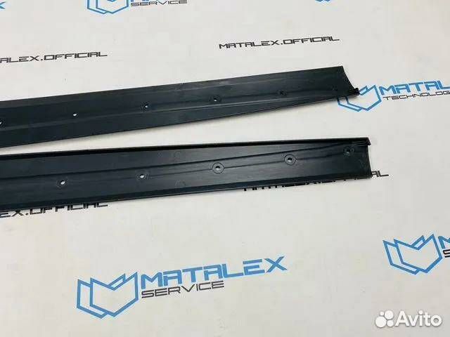 Лезвия на пороги BMW F32, M Performance, глянец