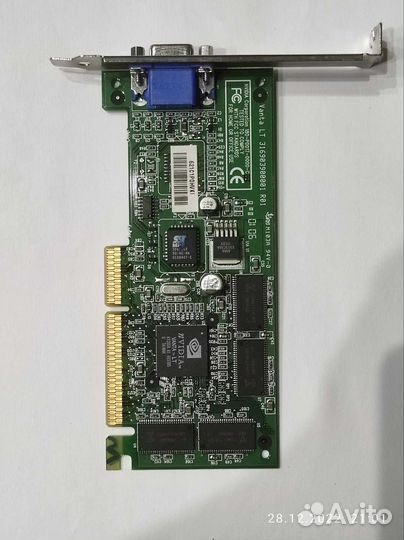 Видеокарта AGP 2x nvidia Vanta LT 8Mb