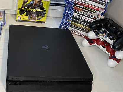 PS4 Slim Sony PlayStation 4 Slim + игры GTA 5 RDR2