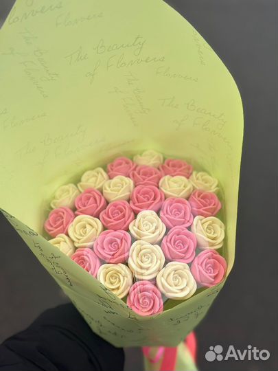 Цветы из шоколада на 8 марта