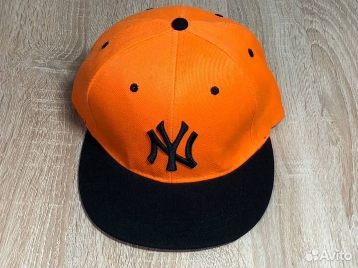 Кепка Бейсболка New York Yankees оранжевая