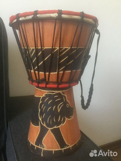 Барабан Джембе Африка выс 30см диам.20см