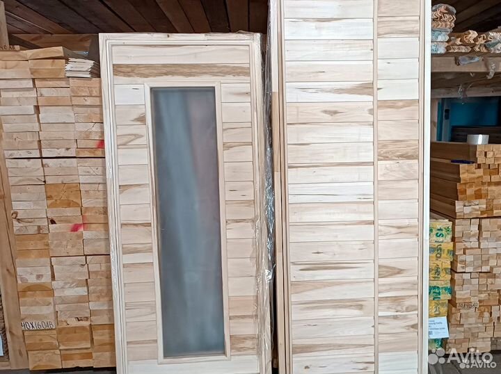 Деревянные двери из липы 1700х700мм 1900х700мм