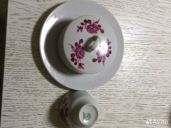 Масленка фарфор из гдр