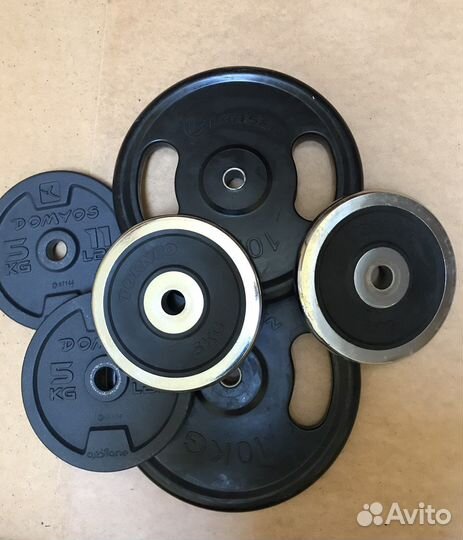 Штанга и разборные гантели