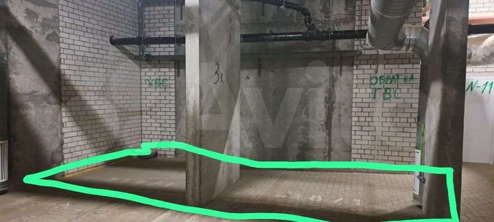 Машиноместо, 18 м²
