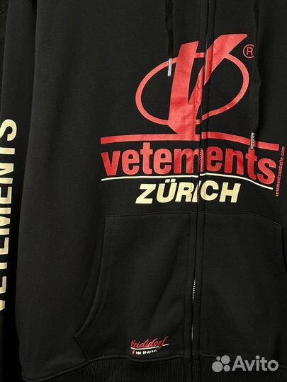 Зип худи Vetements zürich