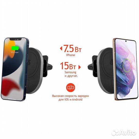 Держатель автомобильный c беспроводной #379959