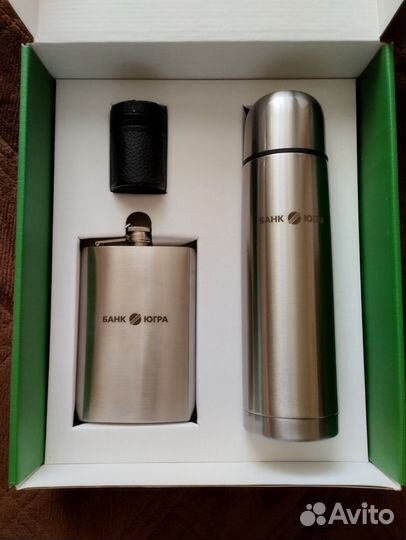 Термос с флягой