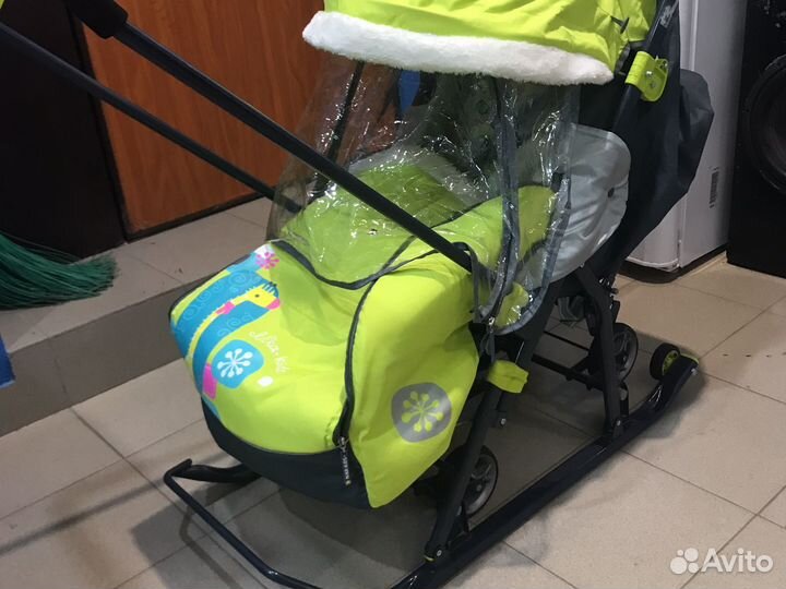 Детские санки коляска nika kids