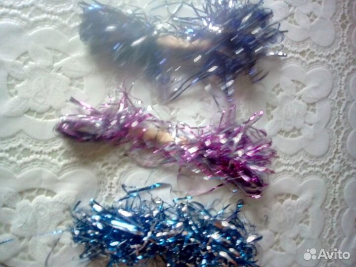 Гирлянда дождь для елки и игрушки